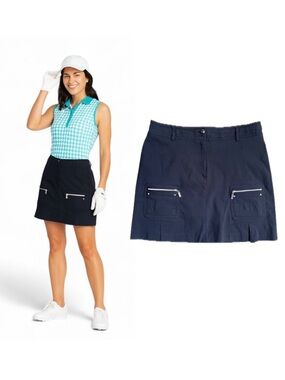 Jamie Sadock Skort Size 12 Pickleball Black Golf Tennis Activewear Sporty
